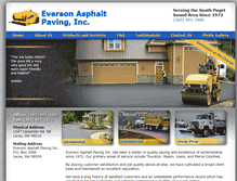 Tablet Screenshot of eversonasphalt.com